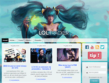 Tablet Screenshot of loltracker.com